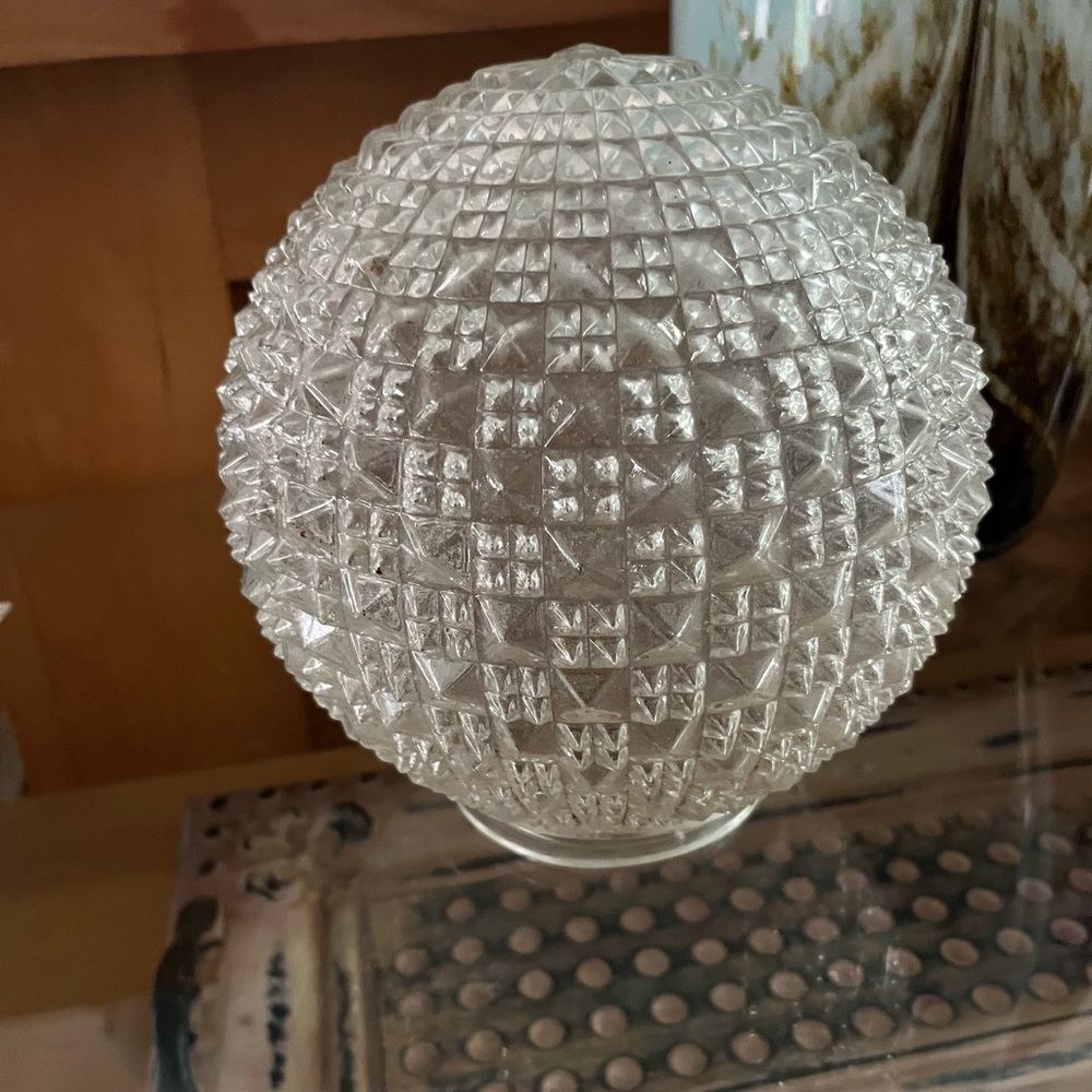 Vintage Phœnix Glass Lamp fixture